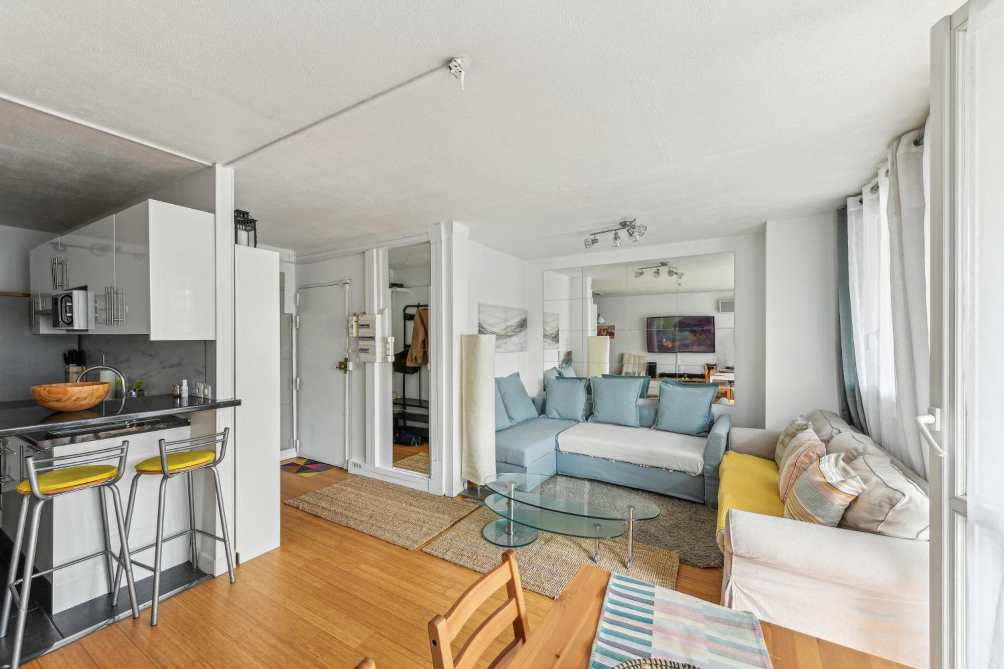 Chic And Comfortable Apart With Balcony Levallois-Perret Exteriér fotografie